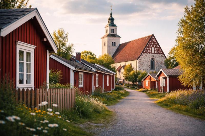 Visite de Gammelstad : comprendre ce village-église suédois