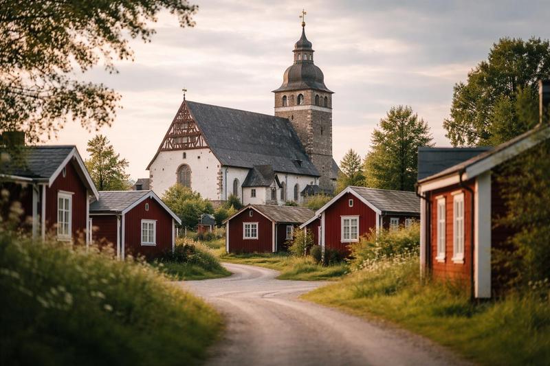 Visite de Gammelstad : comprendre ce village-église suédois
